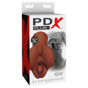 PDX PLUS - PICK YOUR PLEASURE DOUBLE BROWN MASTURBATOR 3 