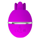 PRETTY LOVE - VIBRATORE IN SILICONE TONDO VIOLA GEMINI BALL 3 