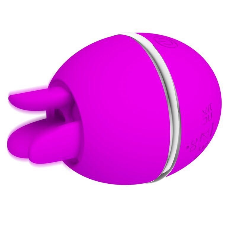 PRETTY LOVE - VIBRATEUR ROND EN SILICONE GEMINI BALL VIOLET 4 