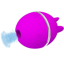 PRETTY LOVE - GEMINI BALL PURPLE ROUND SILICONE VIBRATOR 7 