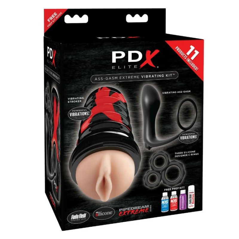 PDX ELITE - KIT ESPLOSIONE ASS-GASM DESIGN VAGINA 2 