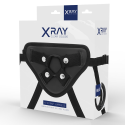 X RAY - HARNAIS RADIO AVEC ANNEAUX EN SILICONE 5 