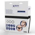 X RAY - HARNAIS RADIO AVEC ANNEAUX EN SILICONE 6 