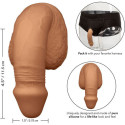 CALEXOTICS - SILICONE PACKING PENIS 12.75 CM CARAMEL 3 