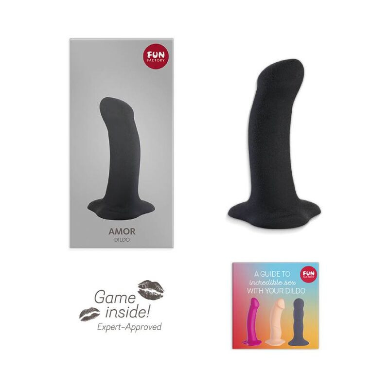 FUN FACTORY - AMOR DILDO BLACK 3 