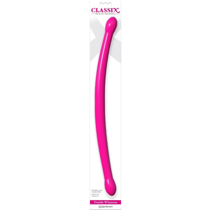 CLASSIX - DOPPIO DILDO FLESSIBILE 43,7 CM ROSA 5 