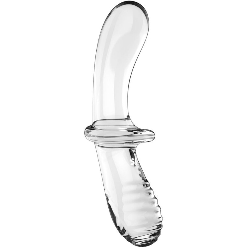 SATISFYER - GODE DOUBLE CRISTAL TRANSPARENT 1 