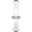 SATISFYER - DILDO DOPPIO CRISTALLO TRASPARENTE 2 