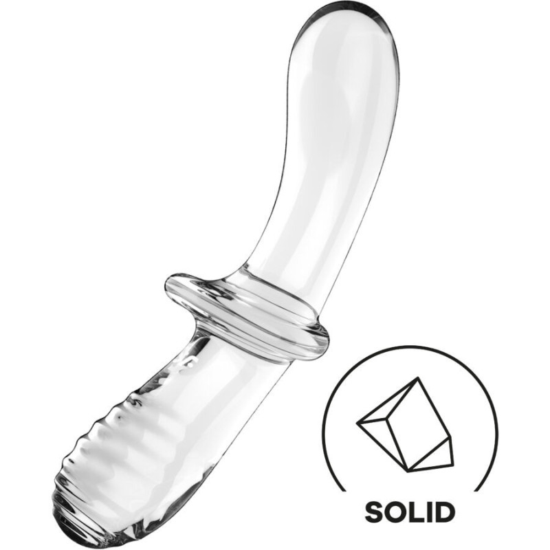 SATISFYER - GODE DOUBLE CRISTAL TRANSPARENT 3 