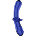 SATISFYER - DOPPEL KRISTALL DILDO BLAU 1 