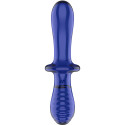 SATISFYER - DOPPEL KRISTALL DILDO BLAU 2 