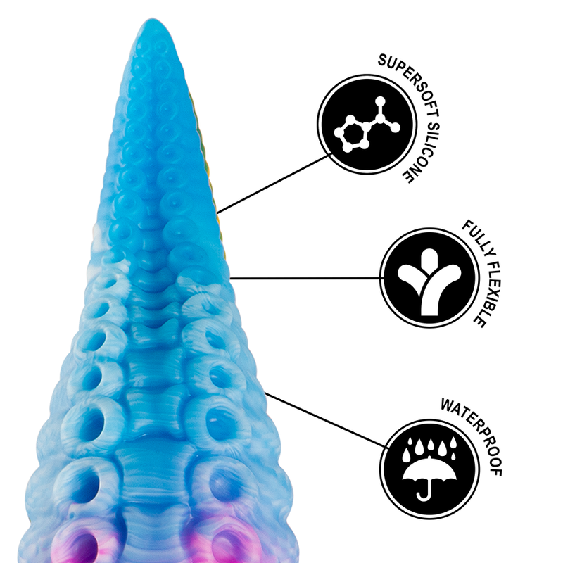 EPIC - DILDO CON TENTACOLI BLU PHORCYS TAGLIA PICCOLA 6 