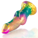 EPIC - DILDO IRIS CON TESTICOLI ARCOBALENO DI PIACERE 3 