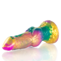 EPIC - DILDO IRIS CON TESTICOLI ARCOBALENO DI PIACERE 5 