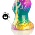 EPIC - DILDO IRIS CON TESTICOLI ARCOBALENO DI PIACERE 7 