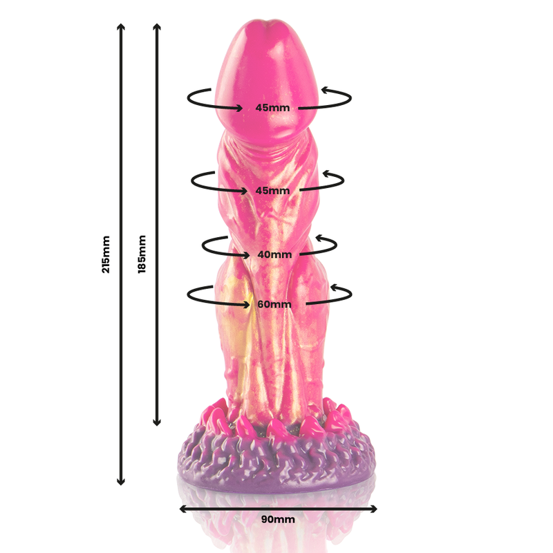 EPIC - CERBERUS DILDO MYTHOLOGISCHES FEUER 2 