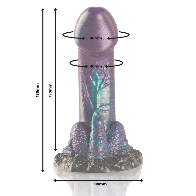 EPIC - BASILISK DILDO DOUBLE SCALY PLEASURE SMALL SIZE 2 