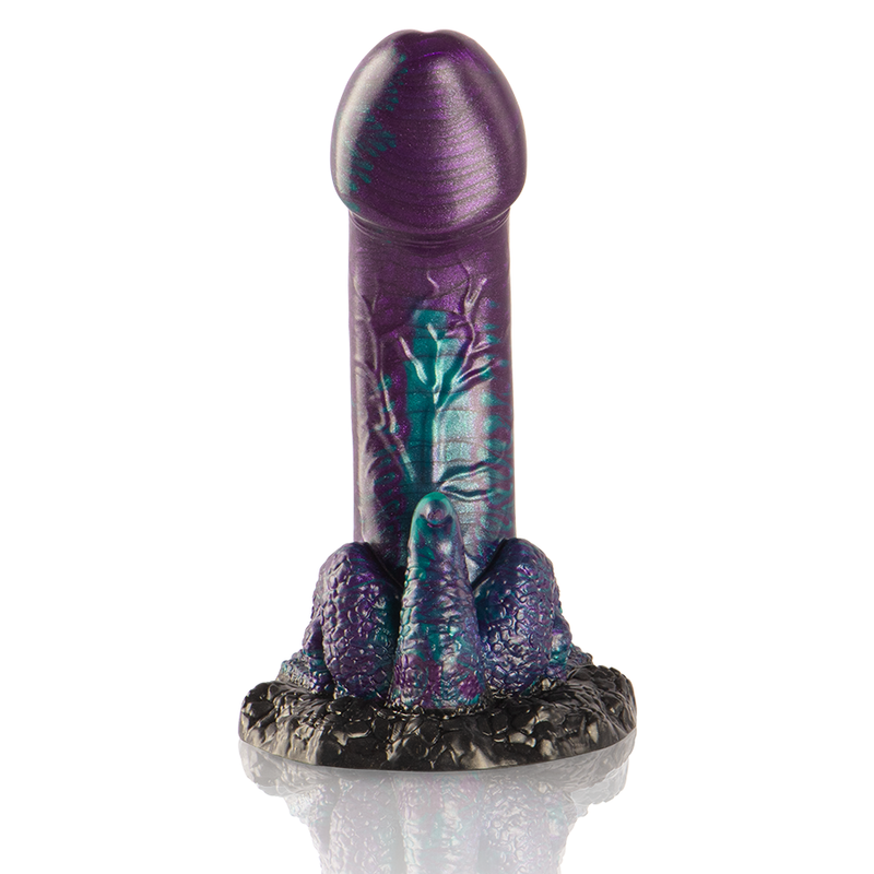 EPIC - BASILISK DILDO DOPPELT SCHUPPIG VERGNÜGEN, KLEINE GRÖSSE 4 