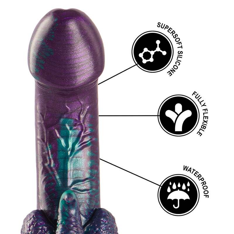 EPIC - BASILISK DILDO DOUBLE SCALY PLEASURE SMALL SIZE 6 