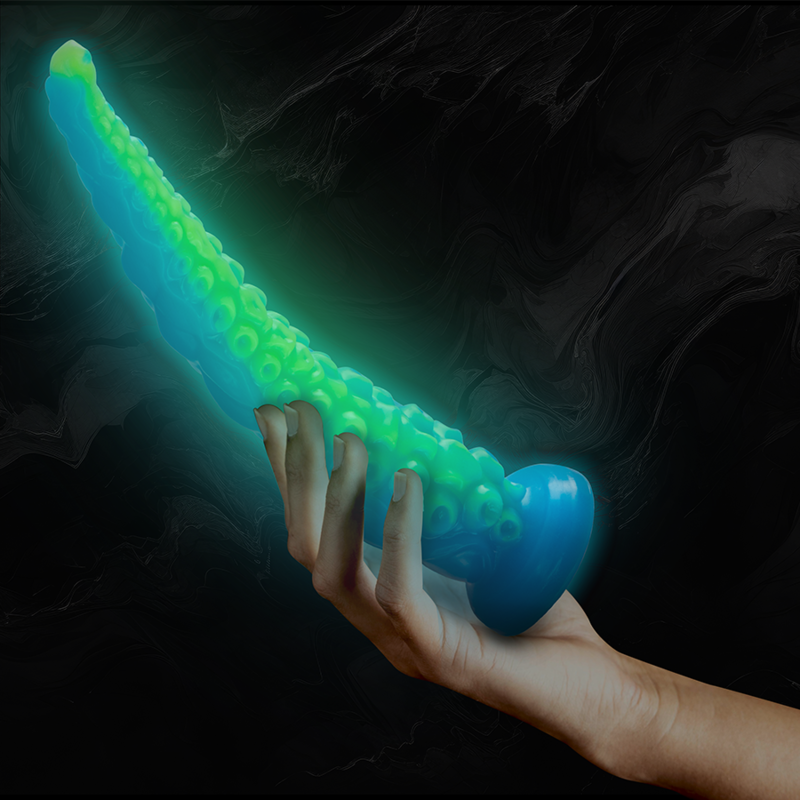 EPIC - DILDO FLUORESCENTE CON TENTACOLI SOTTILI DI SCYLLA DIMENSIONI GRANDI 8 