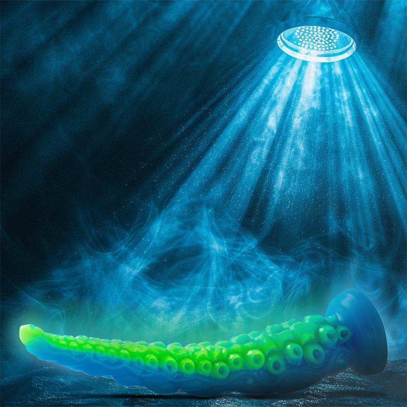 EPIC - DILDO FLUORESCENTE CON TENTACOLI SOTTILI DI SCYLLA DIMENSIONI GRANDI 9 