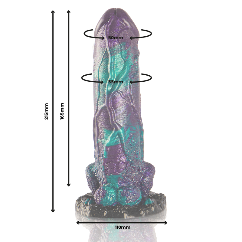 EPIC - BASILISK DILDO DOUBLE SCALY PLEASURE BIG SIZE 2 