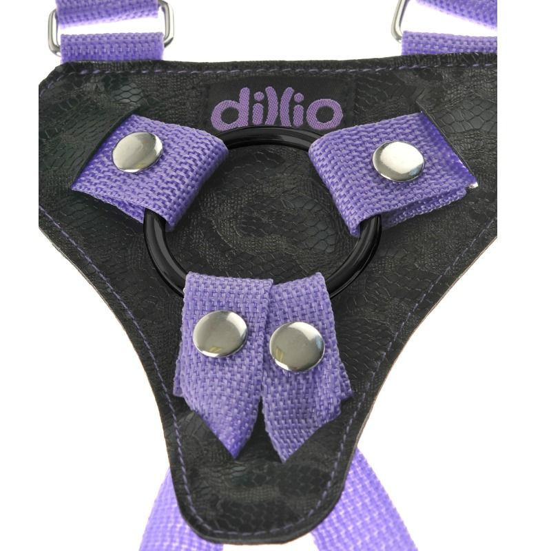 DILLIO - 7 ZOLL STRAP-ON SUSPENDER HARNESS SET 1 