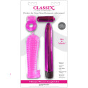 CLASSIX - KIT POUR COUPLES AVEC ANNEAU, GAINE ET BALLES ROSE 1 