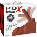 PDX PLUS - PERFECT RIDE MASTURBATOR PENIS AND ANUS BROWN 5 