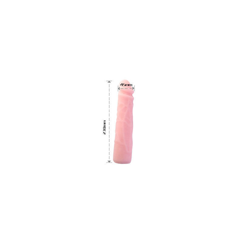 BAILE - REALISTIC SKIN TOUCH SILICONE DILDO 23 CM 2 