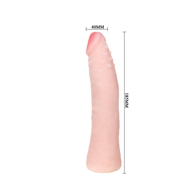 BAILE - REALISTIC SKIN TOUCH SILICONE DILDO 19 CM RANDOM BOX COLOR 5 