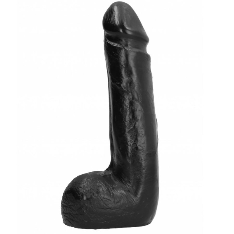 ALL BLACK - SOFT BLACK REALISTIC DILDO 20 CM 1 