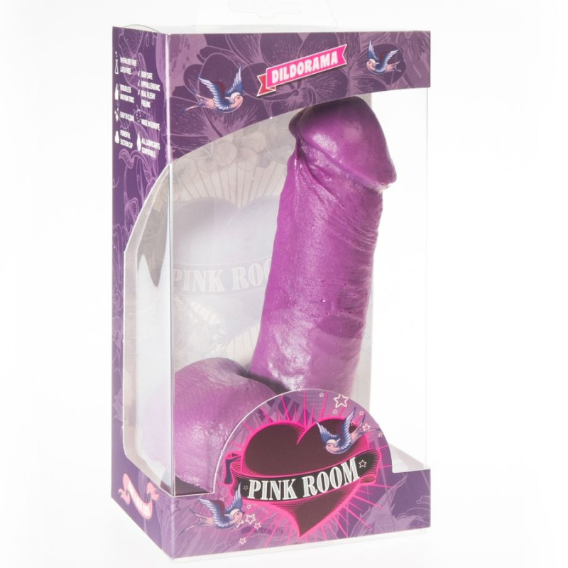 PINK ROOM - GODE RÉALISTE NAO VIOLET 16 CM 1 