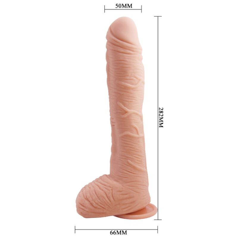 BAILE - GODE EN PEAU RÉALISTE ALEX 27 CM 1 