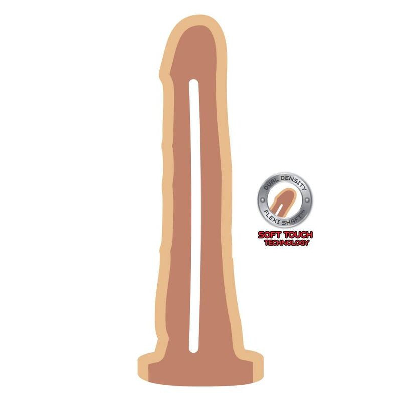 GET REAL - DONG A DOPPIA DENSIT 19 CM PELLE 1 