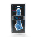 GET REAL - HAPPY DICKS 19 CM WITH BALLS BLUE 1 