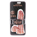 GET REAL - SILICONE DILDO 20,5 CM W BALLS SKIN 3 