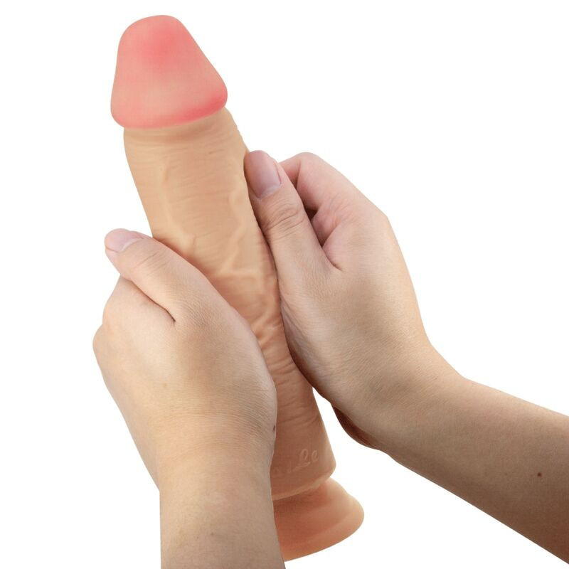 PRETTY LOVE - DILDO REALISTICO SERIE SLIDING SKIN CON VENTOSA SCORREVOLE DELLA PELLE FLESH 23,4 CM 2 