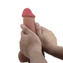 PRETTY LOVE - REALISTISCHER DILDO DER SLIDING SKIN-SERIE MIT SLIDING SKIN-SAUGNAPF BRAUN 23,4 CM 2 