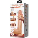 PRETTY LOVE - SLIDING SKIN SERIES REALISTIC DILDO WITH SLIDING SKIN SUCTION CUP REMOTE CONTROL FLESH 24 CM 1 