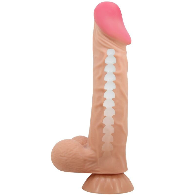 PRETTY LOVE - SLIDING SKIN SERIES REALISTISCHER DILDO MIT SLIDING SKIN SAUGNAPF 24 CM 4 