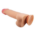 PRETTY LOVE - SLIDING SKIN SERIES REALISTISCHER DILDO MIT GLEITENDEM HAUT-SAUGNAP 21,8 CM 3 