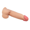 PRETTY LOVE - SLIDING SKIN SERIES REALISTIC DILDO WITH SLIDING SKIN SUCTION CUP 21.8 CM 4 