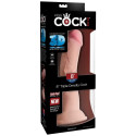 KING COCK - DILDO TRIPLA DENSIT 21.6 CM 5 