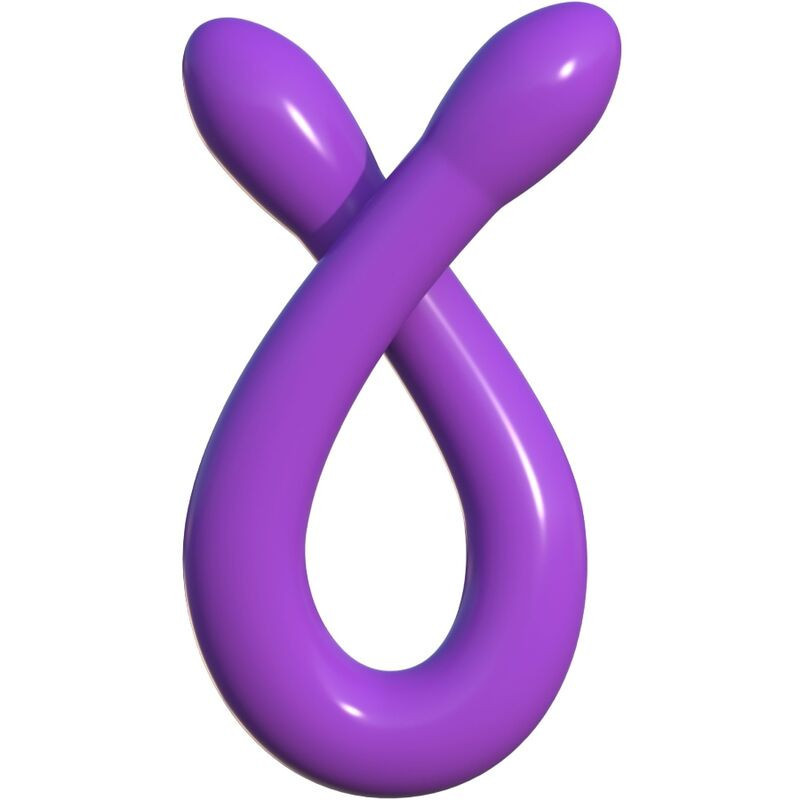 CLASSIX - GODE DOUBLE FLEXIBLE 43,7 CM VIOLET 1 