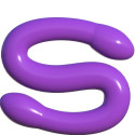 CLASSIX - DOPPIO DILDO FLESSIBILE 43,7 CM VIOLA 3 