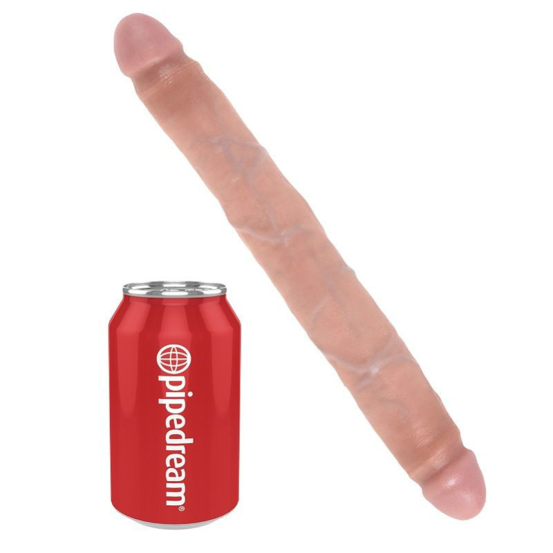 KING COCK - DOPPIO DILDO SOTTILE 30 CM 2 