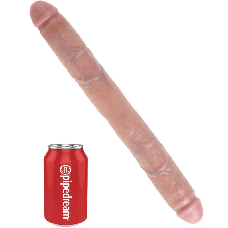 KING COCK - DOPPIO DILDO SPESSO CARNE 40.6 CM 2 