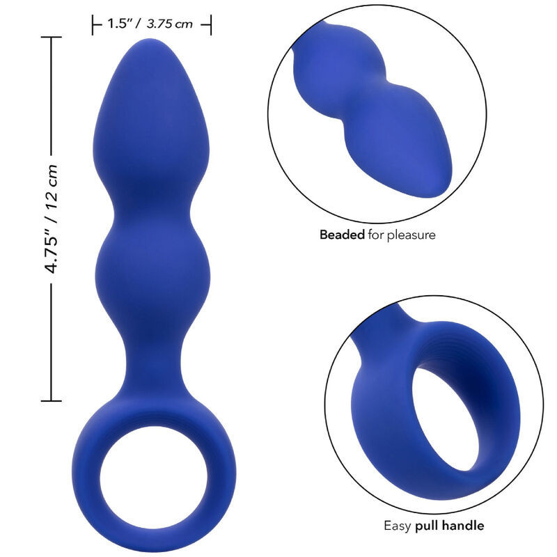 CALEXOTICS - ADMIRAL ADVANCED ANAL PLUG BLUE 3 