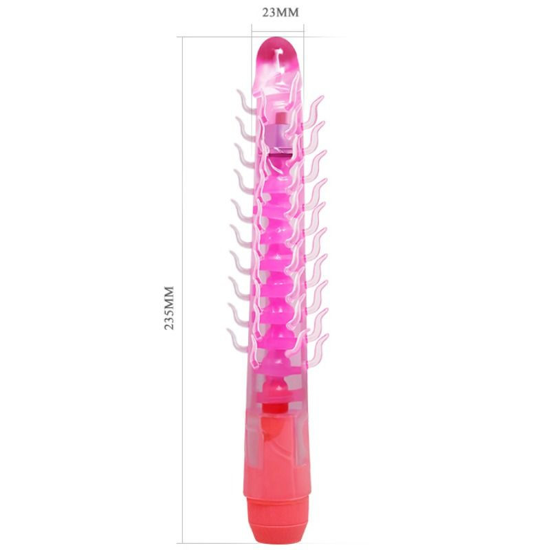 BAILE - FLEXI VIBE SENSUAL SPINE BENDABLE VIBRATING DILDO 23.5 CM 1 